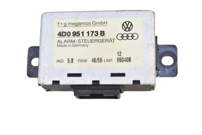 MODUŁ БЛОК УПРАВЛІННЯ ALARMU 4D0951173B AUDI A8 D2 96R