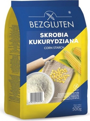 Bezglutenowa SKROBIA KUKURYDZIANA 500g BEZGLUTEN