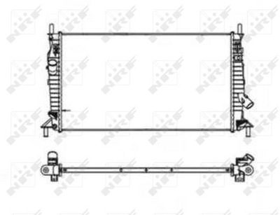 AUŠINTUVAS VANDENS VOLVO S40 II/V50/MAZDA 3 53403/NRF NRF 