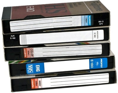 Kaseta VHS zestaw 1 kg do nagrania NIE czysta