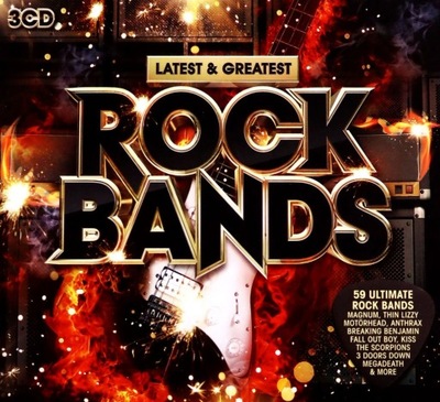 LATEST+GREATEST ROCK BANDS [3CD]