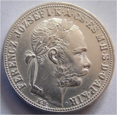 1 FORINT 1883 WĘGRY Franciszek Józef I **D10**