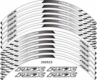 MOTOCICLETA NEUMÁTICOS ANILLO INTERIOR CORREA REFLECTOR PEGATINAS MULTICO~24333  