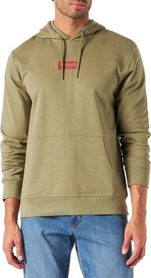 WRANGLER HOODIE MOSS GREEN W6X5HA330 L