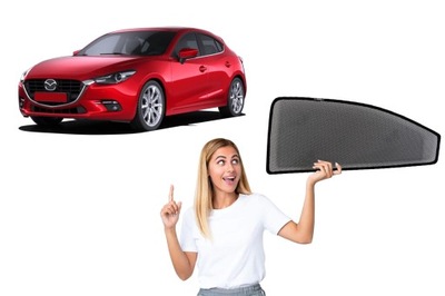 MAZDA 3 3 BM BN 2014-2018 HATCHBACK CORTINAS ANTISOLAR  