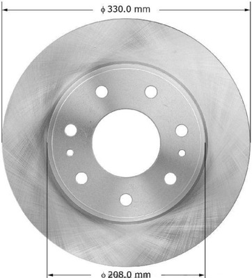 Диск гальмівна перед ford f-150 - 2009 фото №1