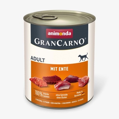 ANIMONDA GranCarno Adult z kaczką 800g