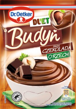 Dr. Oetker Duet Budyń smak czekolada orzech 45 g