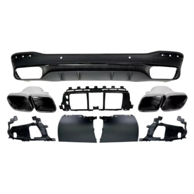 Mercedes gls x167 gls63 black диффузор с насадки фото №1