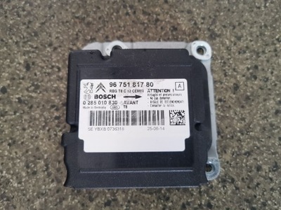 Peugeot 5008 оригінальний номер датчик подушка безпеки 9675181780 фото №1