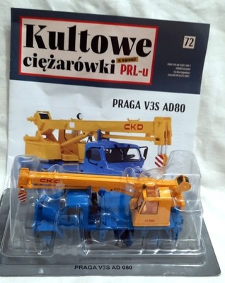 PRAGA V3S AD80 1/43 KULTOWE CIĘŻARÓWKI NR 72