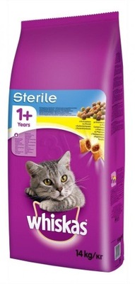 Whiskas Sterile 14Kg