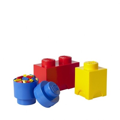 Zestaw pojemników LEGO 3w1 Kolorowe Pojemniki