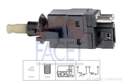 Выключатель света стоп facet 7.1088 фото №1