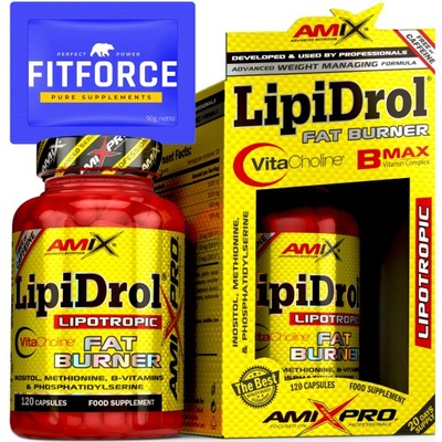 AMIX LipiDrol 120 caps FAT BURNER BEZ KOFEINY