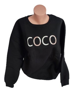 Bluza MEGi coco czarna M5369