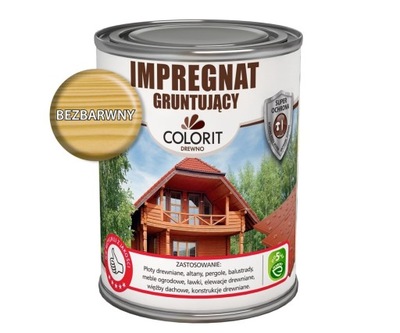 Colorit Impregnat Gruntujący 0,75L BEZBARWNY grunt