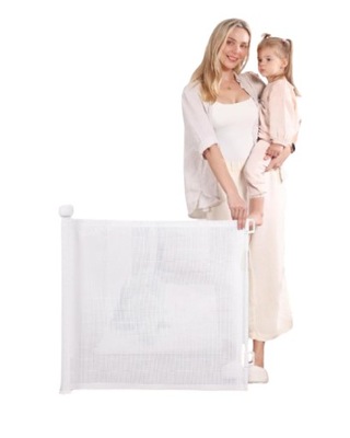 BRAMKA BEZPIECZEŃSTWA ZABEZPIECZAJĄCA ROZSUWANA DLA DZIECI ROZWIJANA 140cm