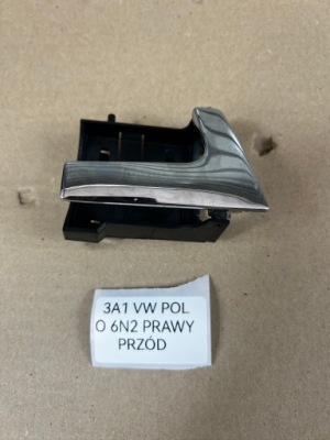 Ручка внутренняя правый перед polo 3 fl рестайлинг  6n2 99-01 6n0837114 фото №1