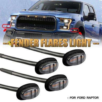 PARA FORD F-150 F150 RAPTOR 2017 2018 2019 DIODO LUMINOSO LED DELANTERO REJILLA DE RADIADOR LUZ GRILLE  