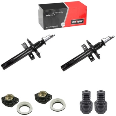 Амортизаторы перед + отбойники подушки безопасности подшипник scenic ii 03- grand scenic ii фото №1