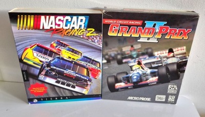 Nascar Racing 2 + grand prix 2 big box pc