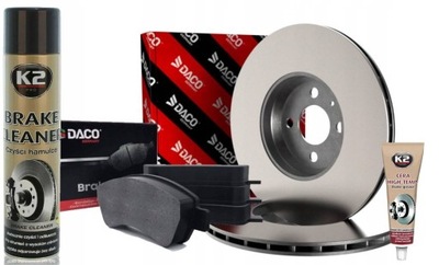 DISCOS ZAPATAS PARTE DELANTERA CITROEN C2 C3 + ZMYWACZ SMAR  