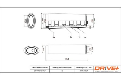 DRIVE+ ФІЛЬТР ПОВІТРЯ BMW 3.0D 03-06 3