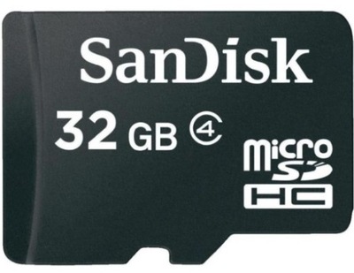SANDISK 32GB micro SDHC 32 GB Class 4 microSD kart