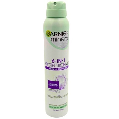 Garnier Mineral 6v1 Protection 48h Skin + Clothes Antiperspirant 200ml