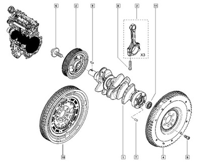 NUEVO ORIGINAL COJINETE DIRECCIONALES EJE EMBRAGUE RENAULT CON 322026096R  