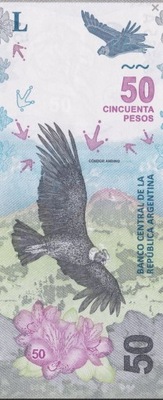 Argentyna 50 peso kondor 2018 P-363a