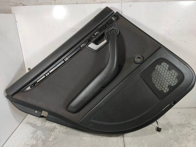 Обшивка дверь левый задняя audi a4 b6 чёрный soul фото №1