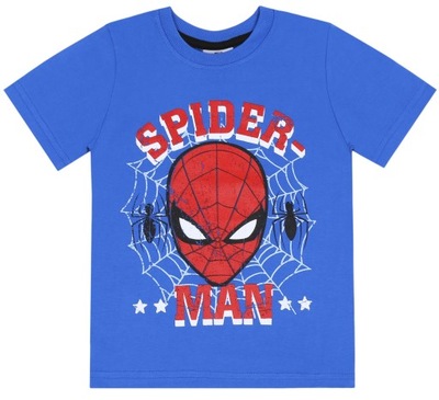 Niebieska koszulka SPIDER-MAN Marvel 8 lat 128 cm