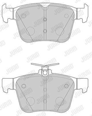 JURID 573415J КОЛОДКИ ГАЛЬМІВНІ