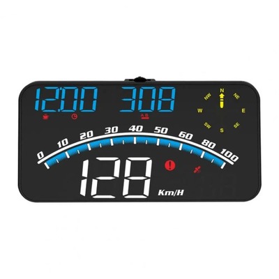 Multi-modes Practical Car HUD GPS Gauge Portable Speedometer Odomet~82043 