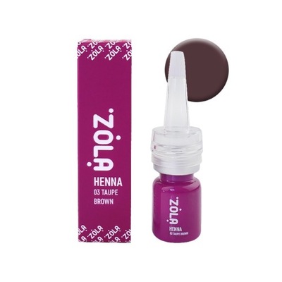 Henna do brwi Zola 03 Taupe brown, 5g