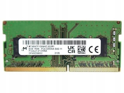 PAMIĘĆ RAM MICRON 8GB DDR4 3200MHZ SODIMM