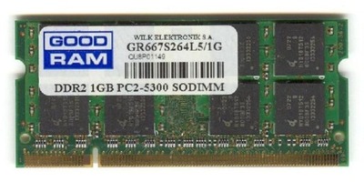 OKAZJA DDR2 GOOD RAM 1GB GR667S264L5/1G PC2-5300