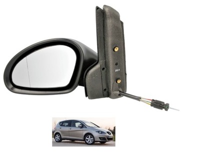 Дзеркало механічний ліва seat altea 5p1 04-09 фото №1