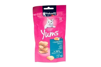 Vitakraft Cat Yums przysmak dla kota ŁOSOŚ 40g