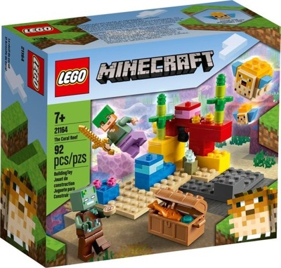 LEGO Minecraft Rafa koralowa 21164 Klocki Minecraft