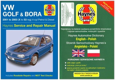 VW GOLF 4 / BORA (2001-2003) IV MANUAL REPARACIÓN HAYNES +GRATIS 24H  