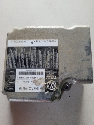 Модуль датчик подушек подушка безопасности vw tiguan i 2.0 tdi фото №1