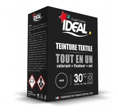 Ideal ALL IN ONE Farba do tkanin Czarna (01) 350 g