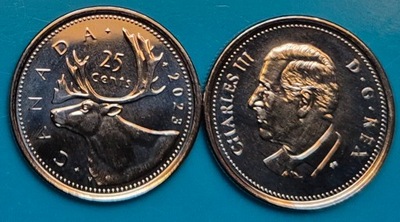Kanada 25 centów 2023r. KM 3337