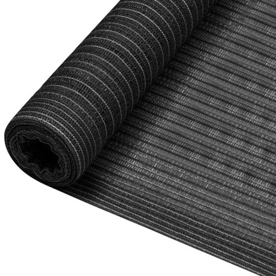 vidaXL Siatka cieniująca, antracytowa, 1,5x25 m, HDPE, 75 g/m²