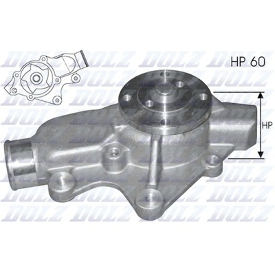 BOMBA WODY, CHLODZENIE DEL MOTOR DOLZ J202  