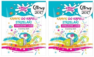 2x Chlapu Chlap KAMYKI STRZELAKI LODÓW ARBUZOWYCH