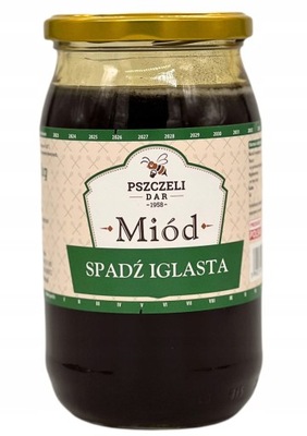 MIÓD SPADZIOWY spadź iglasta 1 kg - Pszczeli Dar